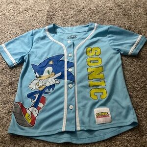 Sonic jersey, size 14/16 blue